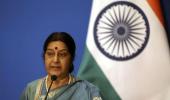 Livid Sushma asks Amazon to apologise for insulting Indian flag