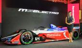 Here comes M5 Electro, the electric race car from Mahindra