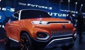 Maruti shows off its futuristic Concept car at Auto Expo