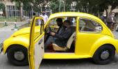 Vintage Beetle gets new life as electric car