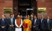 Sitharaman back with 'bahi-khata' for her 2nd budget