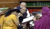 MPs who heckled Sitharaman were first to rush to her