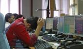 Sensex plunges 1,115 points; tech, bank stocks bleed