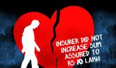 'Insurer did not increase sum assured'