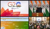 Modi unveils logo, Web site of India's G20 presidency