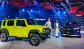 Maruti Suzuki unveils SUVs Jimny and Fronx