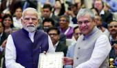 Vaishnaw presents first made-in-India chip to Modi