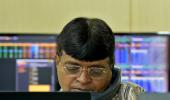Sensex falls 97 pts on relentless foreign fund outflows