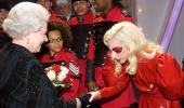 When Lady Gaga met the Queen