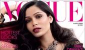 Freida Pinto on the cover of Vogue