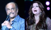 Rajnikanth, Ash live it up in Malayasia