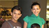 Spotted: Gauhar Khan in Delhi