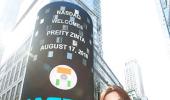 Preity Zinta rings Nasdaq bell