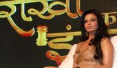 On the couch with Rakhi Sawant