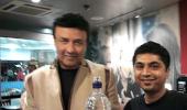 Spotted: Anu Malik at London's Heathrow Airport