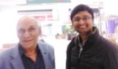 Spotted: Yash Chopra at Delhi airport