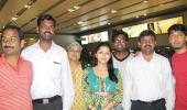 Spotted: Bhoomika Chawla at Mumbai airport