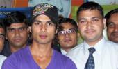 Spotted: Shahid Kapoor in Chandigarh