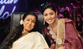 Sharing the Idol stage with Asha Bhosle!