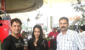 Spotted: Raima Sen at Mumbai airport