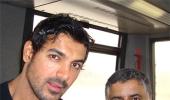 Spotted: John Abraham at Dubai airport