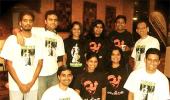 Rajni fans wear Endhiran