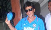 Shah Rukh Khan cheers for India