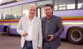 Spotted: Anupam Kher at Mumbai airport