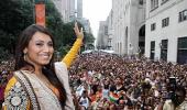 Pix: Rani Mukerji at the New York India day parade