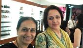 Spotted: Hema Malini at a Mumbai mall