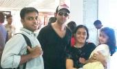 Spotted: Hrithik Roshan at the Mumbai airport