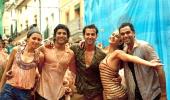 Hrithik, Farhan celebrate Holi in Spain