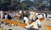 PIX: Bhupen Hazarika cremated, fans pay respects