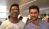 Spotted: Neil Nitin Mukesh at Bangalore airport