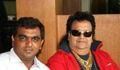 Spotted: Bappi Lahiri at Taj, Mumbai