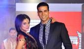 PIX: Akshay, Asin, John fire up the ramp!