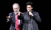 PIX: SRK teaches the Chammak Challo jig at Yale!