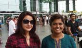 Spotted: Tamil actress Sonia Agarwal in Bangalore