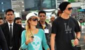 PIX: Paris Hilton arrives in Mumbai