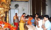 PIX: Prabhu Deva, Sonu Sood visit Siddhivinayak temple