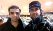 Spotted: Hrithik Roshan at Zurich airport