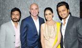 PIX:Riteish, Genelia, Kangna party with Andre Agassi