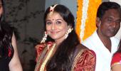 PIX: Vidya Balan's Mehndi Ceremony