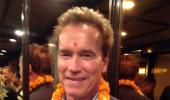 Photo: Arnold Schwarzenegger arrives in India