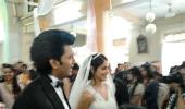 PIX: Riteish and Genelia's church wedding