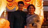 PIX: Aamir, Shah Rukh and Ambanis attend a grand wedding
