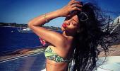 PIX: Bikini-clad Rihanna holidays with friends