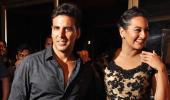 PIX: Sonakshi, Akshay at Rowdy Rathore success bash