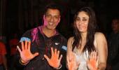 PIX: Kareena, Asin play Holi