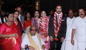 PIX: Prasanna-Sneha's grand wedding reception